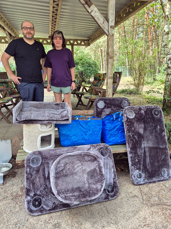 spenden aus Berlin ans Tierheim