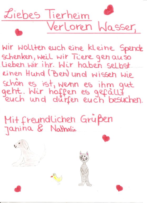 Post von Jnina & Nathalie