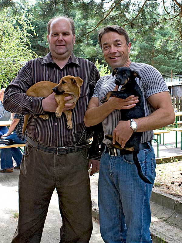 Günter Baaske beim Sommerfest 2009 im Tierheim Verlorenwasser