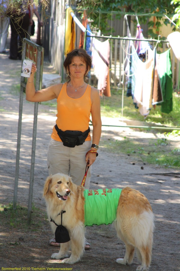 Fleißige Helfer beim Sommerfest im Tierheim Verlorenwasser